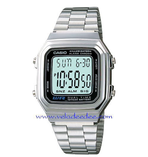 นาฬิกา Casio(คาสิโอ) A178WA-1AUDF   (ประกันศูนย์ NK Time 1ปี)