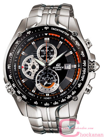 Casio Edifice นาฬิกาข้อมือชาย สายสแตนเลส รุ่น EF-543D-1AVDF (ประกันศูนย์เซ็นทรัล 1 ปี )