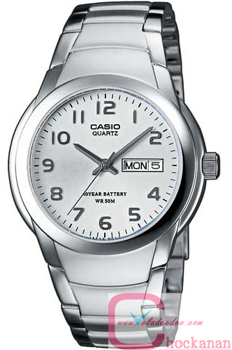 Casio นาฬิกาข้อมือ ตัวเรือนและสายทำจาก stainless แท้ รุ่น MTP-1229D-7AVDF