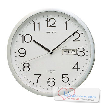 นาฬิกาแขวน SEIKO รุ่น qxl002st   ขนาด 36.1cm  แสดง สัปดาห์,วันที่ 