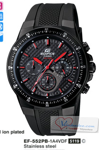 นาฬิกา ข้อมือ Casio (คาสิโอ) EF-552PB-1A4VD  (ประกันศูนย์ NK Time 1ปี) * (จะมีสินค้าเข้าเร็วๆนี้ครับ)