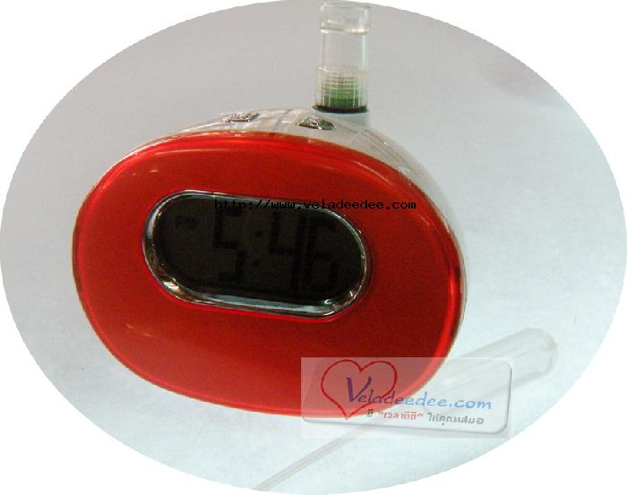 นาฬิกาปลุกดิจิตอล ใช้พลังงานน้ำ (water power alarm clock) * 