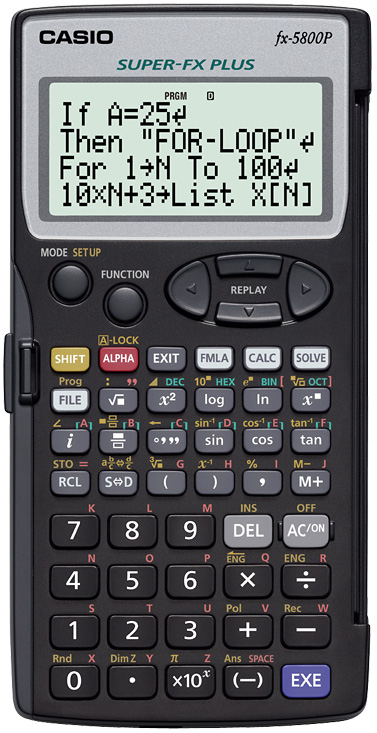 เครื่องคิดเลข คาสิโอ / Casio FX-5800P  (ประกัน CMG ศูนย์เซ็นทรัล2ปี) 