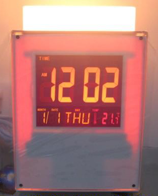 นาฬิกาปลุกดิจิตอล โคมไฟอัตโนมัต (แค่สัมผัสก็สามารถเลื่อนโคมไฟขึ้น,ลง เองได้)  White hsd9003a  (สินค้าหมดครับ)