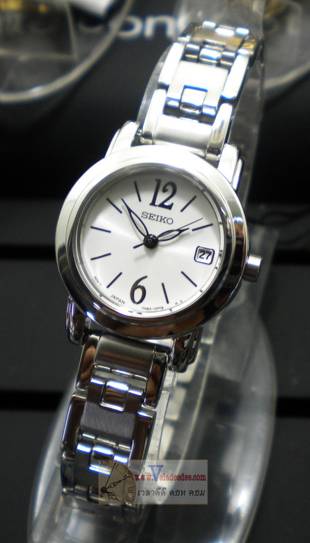นาฬิกา SEIKO LADY (ระบบควอทซ์)  รุ่น SXDC67P1 (ตัวเลขสีดำ หน้าปัดขาว)   