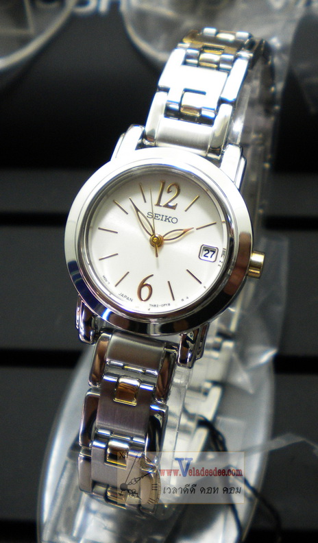 นาฬิกา SEIKO LADY (ระบบควอทซ์) รุ่น SXDC73P1 (สายแสตนเลส สลับทอง)  