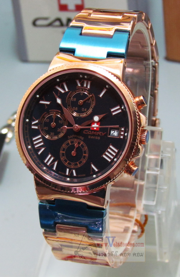 นาฬิกา CAMRY SWISS (Sapphire) รุ่น CY81467MCTD (พิเศษลด 40%) * 