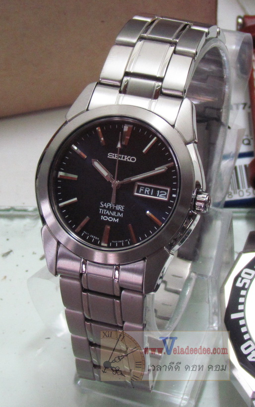 นาฬิกา seiko Titanium (ระบบควอทซ์) กระจกพิเศษเป็น Sapphire glass รุ่น SGG729P1 (สินค้าหมดครับ)