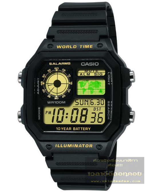  นาฬิกา ข้อมือ Casio (คาสิโอ) AE-1200WH-1BVDF  ( ประกัน CMG ศูนย์เซ็นทรัล1ปี)