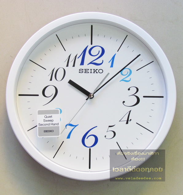  นาฬิกาแขวน SEIKO เครื่องเดินเรียบ (ขนาดเส้นผ่าศูนย์กลาง 12 นิ้ว) รุ่น QXA547WN  