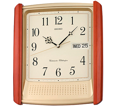  นาฬิกาแขวน SEIKO รุ่น qxd208 มีเสียงบอกเวลาทุกชั่วโมง ครับ* 