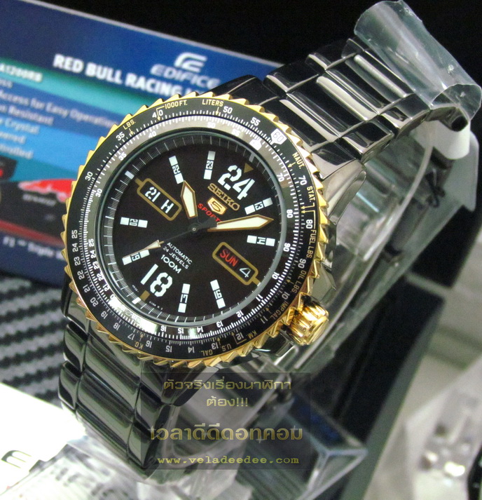 นาฬิกา seiko MEN (นาฬิกา ไซโก้) 5 Sports Aviator (นักบิน) รุ่น SRP356K1 ระบบ AUTOMATIC (สินค้าหมดครับ)