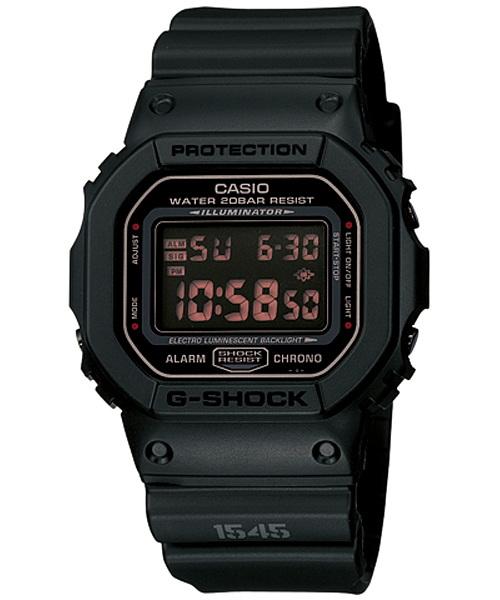 นาฬิกา CASIO G-SHOCK (คาสิโอ จี ช็อค) DW-5600MS-1DR (ประกัน CMG ศูนย์เซ็นทรัล1ปี) 