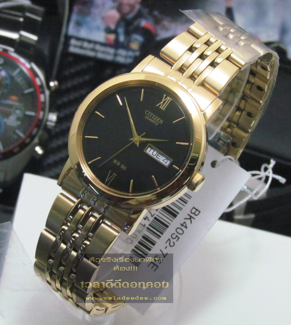  นาฬิกาข้อมือ CITIZEN (นาฬิกา ซิตี้เซ้น) MEN (ระบบควอทซ์) รุ่น BK4052-75E   * ครับ