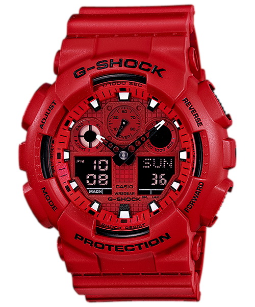นาฬิกา CASIO G-SHOCK (คาสิโอ จี ช็อค) GA-100C-4ADR Limited Edition (ประกันศูนย์เซ็นทรัล1ปี) 