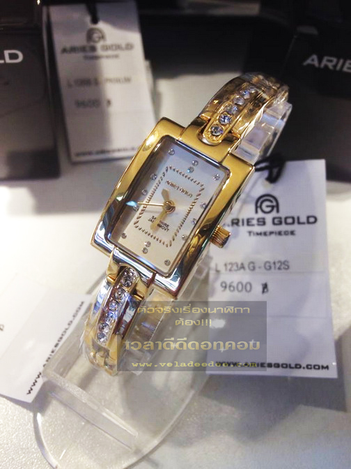 นาฬิกา aries gold SWISS (Sapphire) รุ่น L123AG-12S  (พิเศษลด 50%)