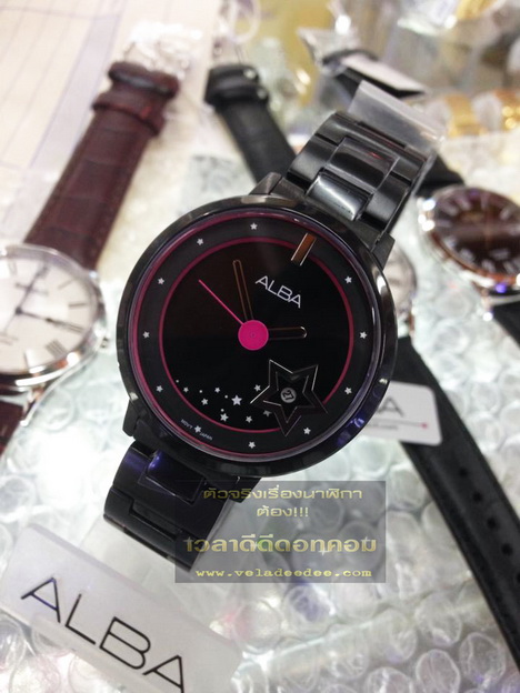 นาฬิกาข้อมือ Alba (อัลบ้า) The Star Lady AG8363X1 black ip   (พิเศษลด 30%) 