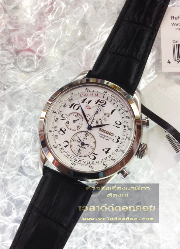 นาฬิกา seiko (นาฬิกา ไซโก้) Gents ALARM Chronograph Watch SPC131P1