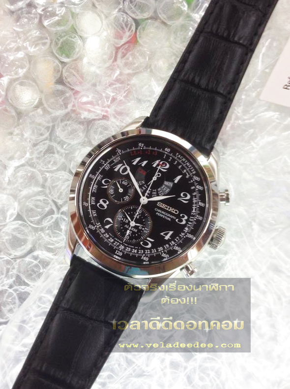นาฬิกา seiko (นาฬิกา ไซโก้) Gents ALARM Chronograph Watch SPC133P1