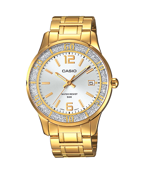 Casio Standard นาฬิกาข้อมือ รุ่น LTP-1359G-7AVDF (สีขาว/ทอง)