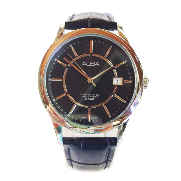 นาฬิกาข้อมือ Alba by seiko (นาฬิกา อัลบ้า) Smart Gents Active Sport AS9305X1 (สีดำ)