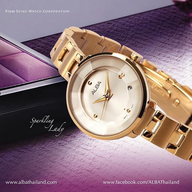 นาฬิกาข้อมือ ALBA Sparking Lady (อัลบ้า) modern ladies AH7B20X1 (พิเศษลด 30%)