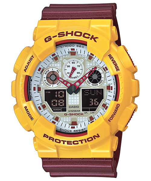 นาฬิกา CASIO G-SHOCK  (คาสิโอ จี ช็อค) GA-100CS-9ADR (ประกัน CMG ศูนย์เซ็นทรัล1ปี)