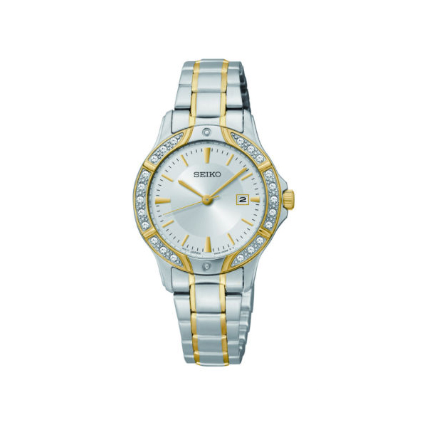 นาฬิกา seiko (นาฬิกา ไซโก้) modern lady crystal ควอทซ์ SUR876P1