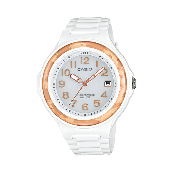 Casio SOLAR POWERED นาฬิกาข้อมือ รุ่น LX-S700H-7B3VDF - สีขาว