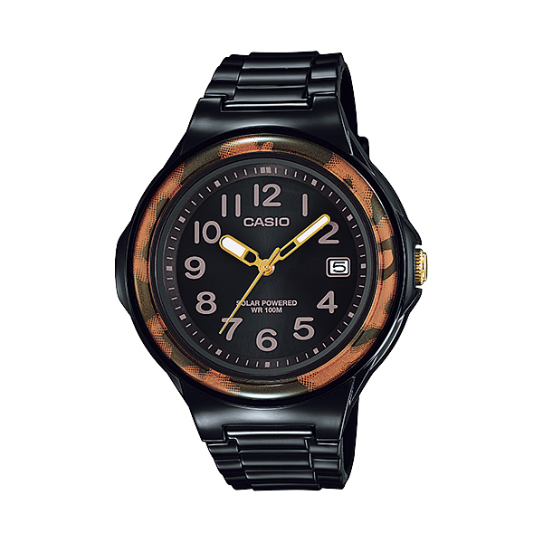 Casio SOLAR POWERED นาฬิกาข้อมือ รุ่น LX-S700H-1BVDF - สีดำ