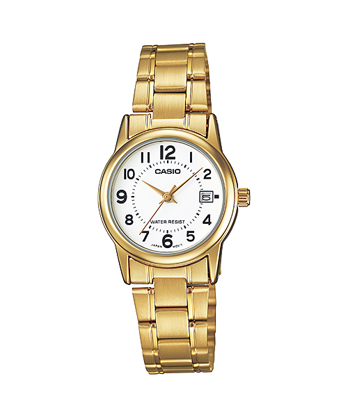 นาฬิกา ข้อมือ Casio (คาสิโอ) LTP-V002G-7BUDF ( Gold) (ประกัน CMG ศูนย์เซ็นทรัล1ปี)