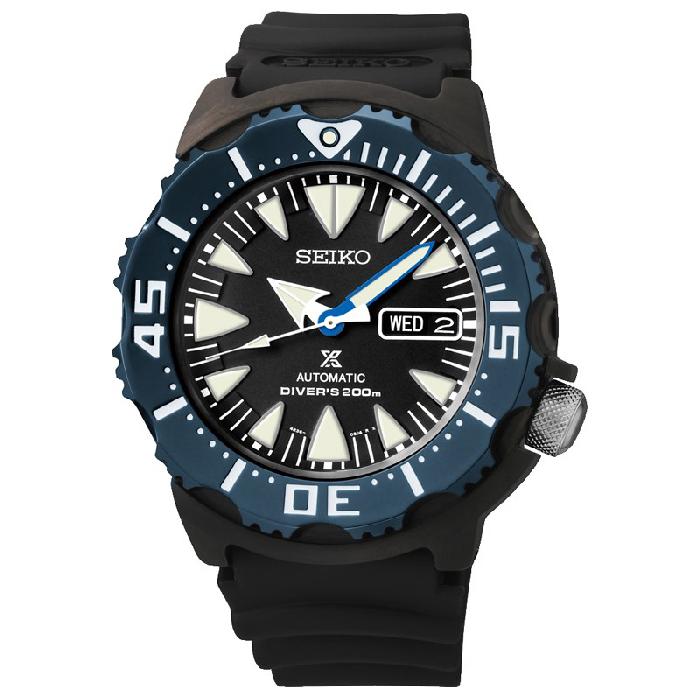 SEIKO (นาฬิกา ไซโก้) นาฬิกาข้อมือ รุ่น Prospex Air Monster SRP581K1 (สีดำ/น้ำเงิน)