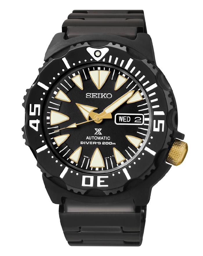 SEIKO (นาฬิกา ไซโก้) นาฬิกาข้อมือ รุ่น Prospex Air Monster SRP583K1 (สีดำ)