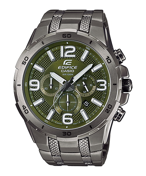 Casio Edifice นาฬิกาข้อมือ (ประกัน CMG ศูนย์เซ็นทรัล1) รุ่น EFR-538BK-3AVUDF 