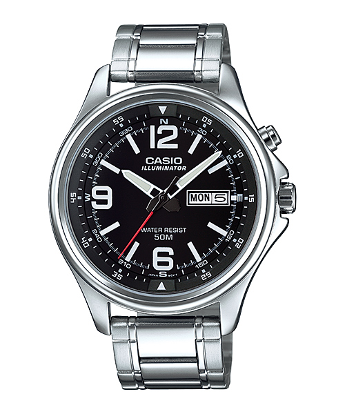 นาฬิกา ข้อมือ Casio (คาสิโอ)  (ประกัน CMG ศูนย์เซ็นทรัล1ปี)  รุ่น MTP-E201D-1BVDF
