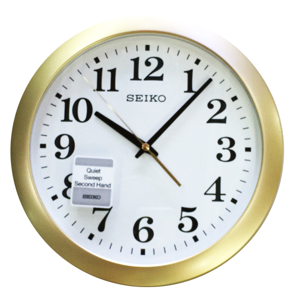 Seiko นาฬิกาแขวนเครื่องเดินเรียบ รุ่น QXA631G