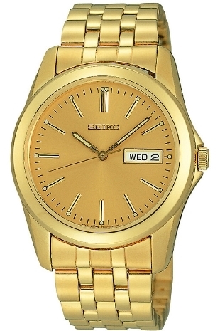 SEIKO นาฬิกาข้อมือชาย รุ่น SGG698P1 - สีทอง