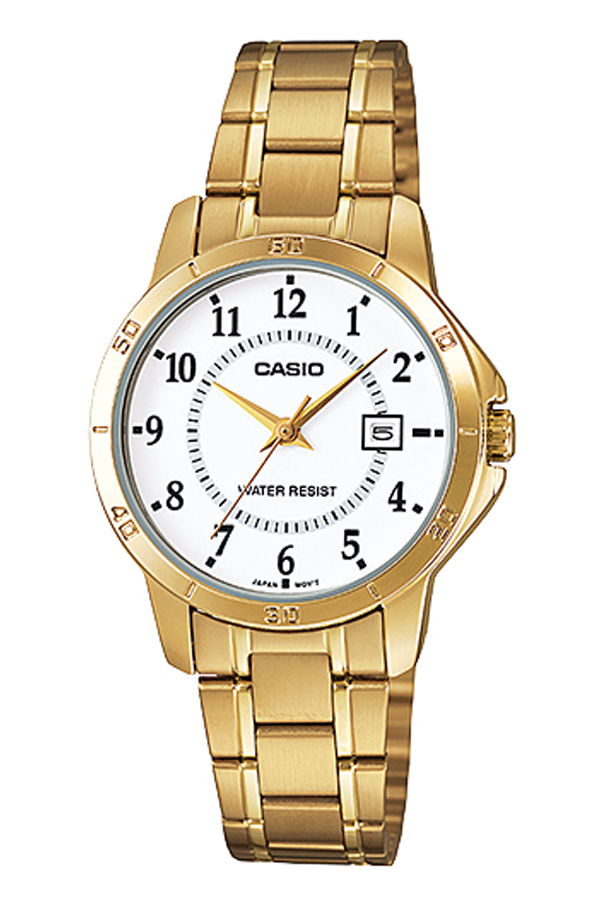 นาฬิกา ข้อมือ Casio (คาสิโอ) LTP-V004G-7BUDF ( Gold) (ประกัน CMG ศูนย์เซ็นทรัล1ปี)