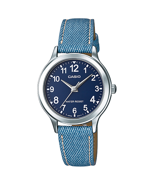 Casio Standard นาฬิกาข้อมือ สายผ้า รุ่น LTP-1390LB-2BDF - สีน้ำเงิน
