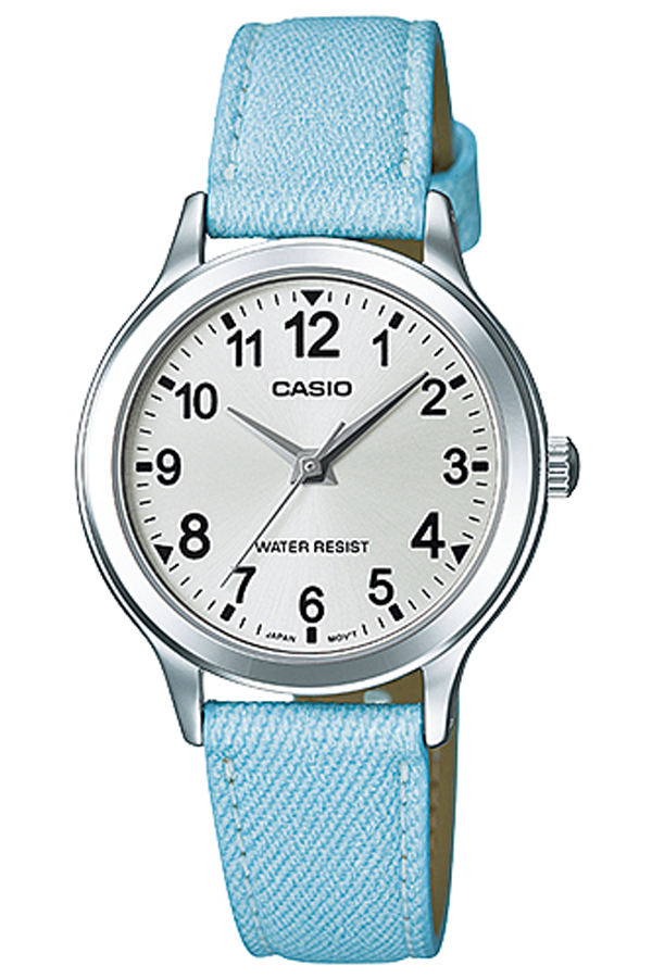 Casio Standard นาฬิกาข้อมือ สายผ้า รุ่น LTP-1390LB-7B1DF - สีฟ้า