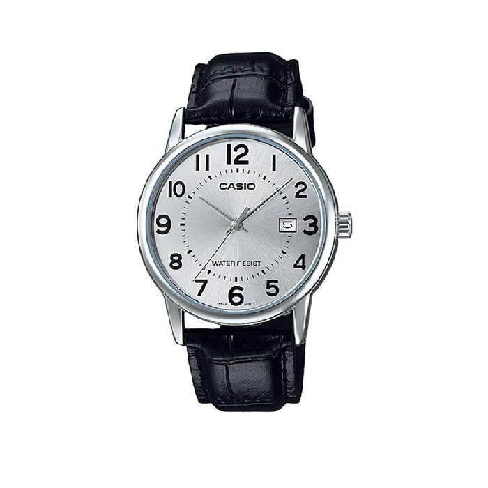 Casio Standard นาฬิกาข้อมือ - สีขาว สายหนัง รุ่น MTP-V002L-7BUDF