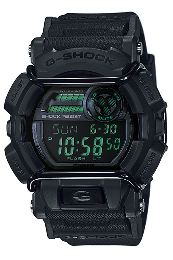Casio G-Shock นาฬิกาข้อมือผู้ชาย สีดำ สายเรซิ่น รุ่น GD-400MB-1DR 