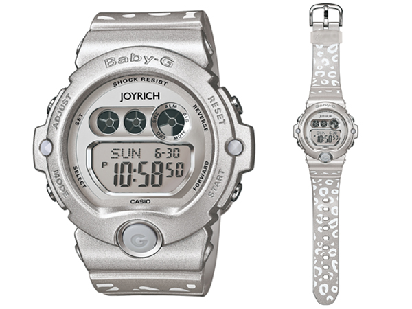 Casio Baby-G นาฬิกาข้อมือสุภาพสตรี สายเรซิ่น รุ่น BG-6901JR-8DR Limited Edition - สีเงิน