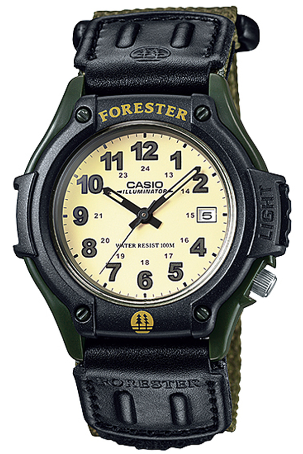 Casio Standard นาฬิกาข้อมือ สายผ้า รุ่น FT-500WC-3BVDF - สีน้ำตาล