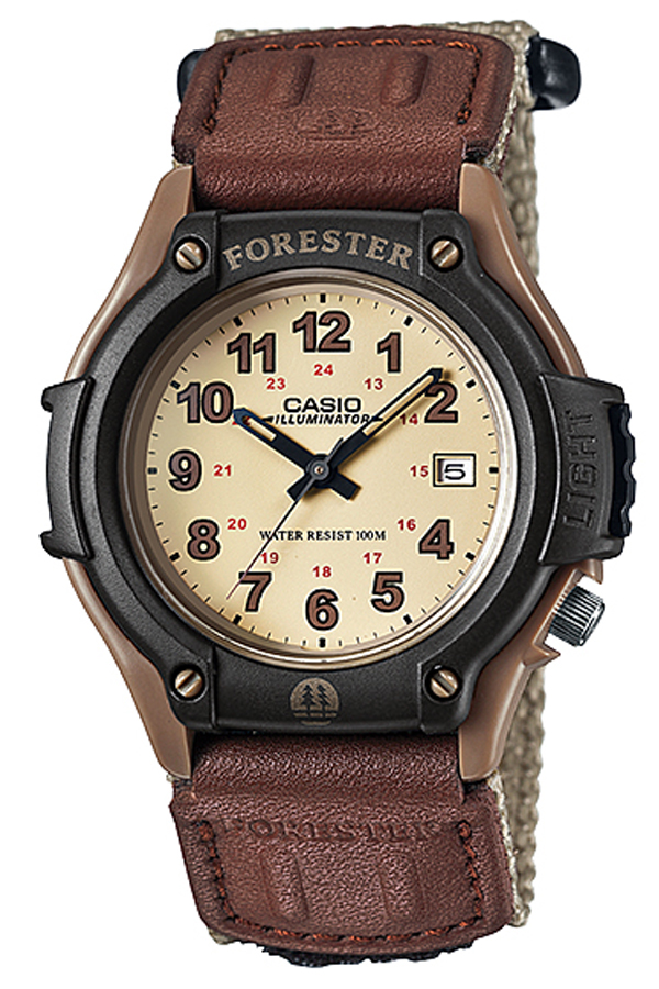 Casio Standard นาฬิกาข้อมือ สายผ้า รุ่น FT-500WC-5BVDF - สีน้ำตาล