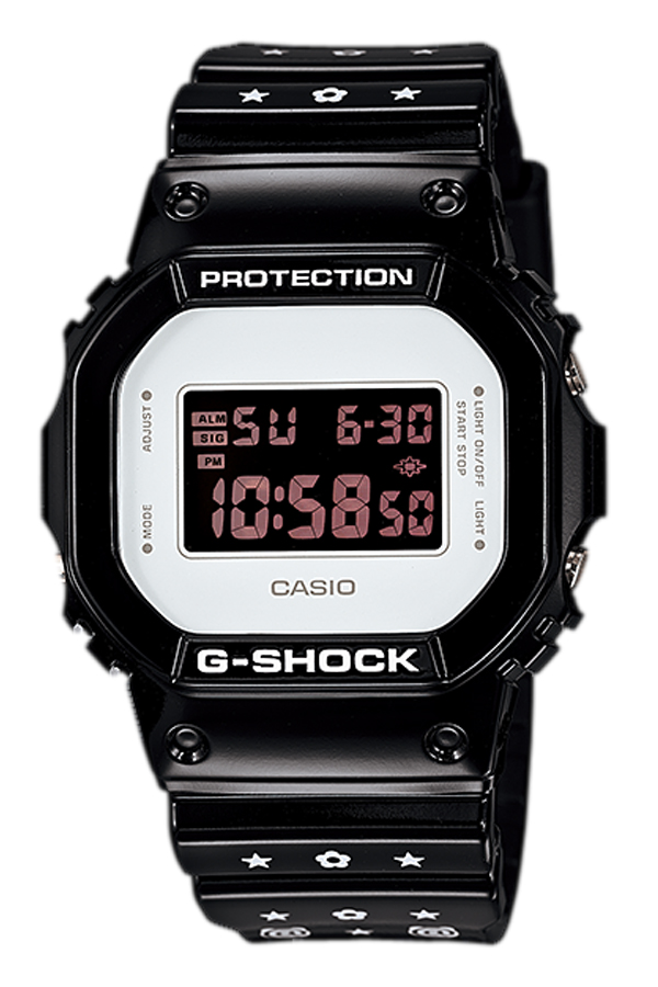 Casio G-Shock  นาฬิกาข้อมือผู้ชาย สายเรซิ่น รุ่น DW-5600MT-1DR Be@r Brick LIMITED EDITION - สีดำ