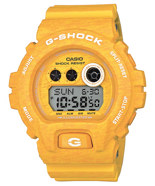 Casio G-Shock นาฬิกาข้อมือผู้ชาย สีเหลือง สายเรซิ่น รุ่น GD-X6900HT-9DR 