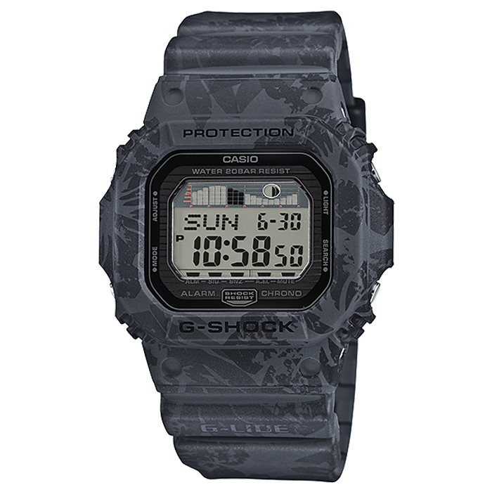 Casio G-Shock นาฬิกาข้อมือสุภาพบุรุษ สายเรซิน รุ่น GLX-5600F-1DR - สีเทาดำ