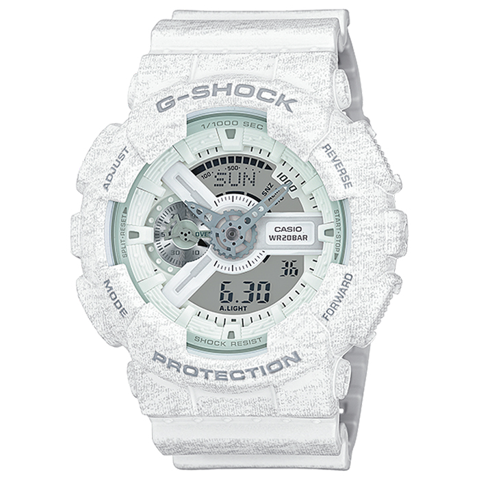 CASIO G-SHOCK นาฬิกาข้อมือผู้ชาย รุ่น GA-110HT-7ADR Limited Edition - สีขาว