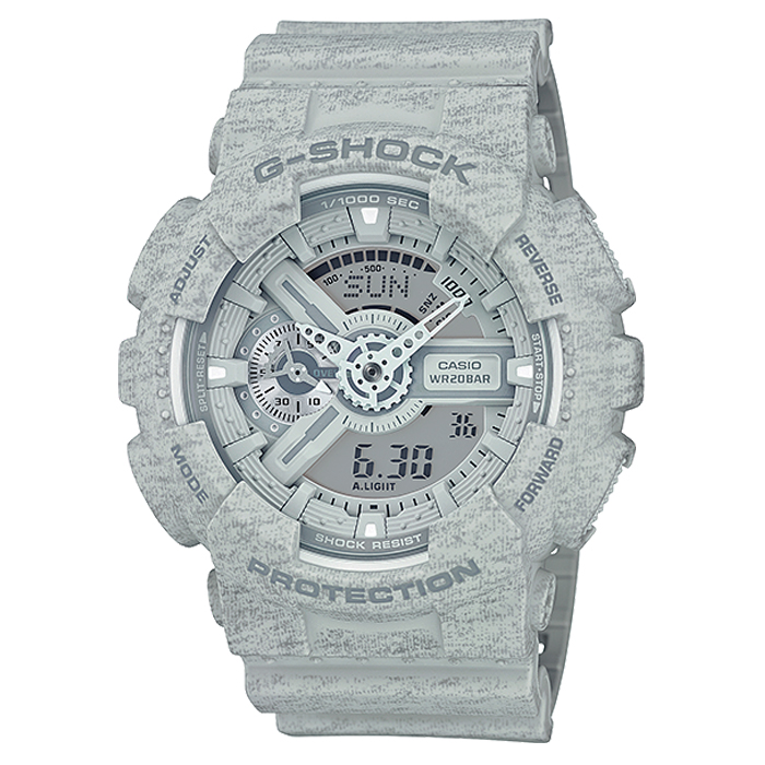 CASIO G-SHOCK นาฬิกาข้อมือผู้ชาย รุ่น GA-110HT-8ADR Limited Edition - สีเทา
